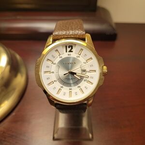 New White Gold Men’s Curren Fashion Watch